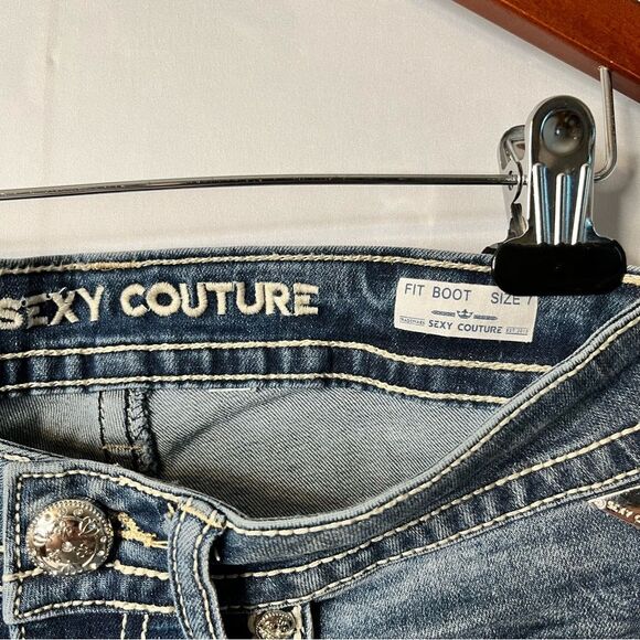 Sexy Couture Boot Fit Jeans Size 7 - Picture 10 of 13